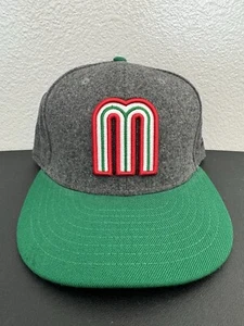 New Era Mexico WBC dunkelgrau/grün 59fifty sitzende Mütze (Gr. 7 1/4) - Bild 1 von 5