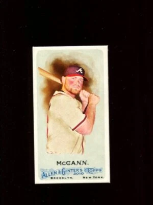 2010 Topps Allen & Ginter's Brian McCann #25/25 Mini Bazooka Back #226 BRAVES - Image 1 of 2
