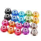 M2 M2.5 M3 M4 M5 M6 M8 Aluminum Alloy Nylon Flanged Lock Nuts Various Colors