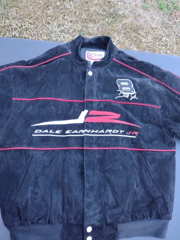 VTG Nascar Dale Earnhardt Jr. Budweiser Chase Authentic Racing Jacket Coat Cover