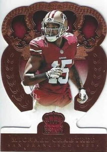 2014 Crown Royale Michael Crabtree San Francisco 49ers Bronze Die Cut # 57 - Bild 1 von 2