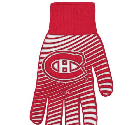 NHL Hockey BBQ OVEN Heat Resistant Glove - MONTREAL CANADIENS Cover