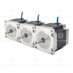 Motor paso a paso Stepperonline 3 piezas Nema23 1,26 Nm 2,8 A 57x56 mm φ6,35 mm para enrutador CNC - Imagen 1 de 5