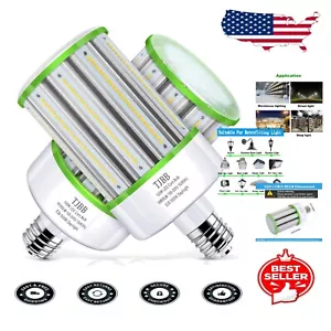 Energy Efficient 120W LED Corn Bulbs - 400W HPS Replacement, 2-Pack, E39 Base - Picture 1 of 10