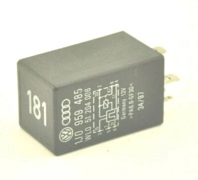 Relais de retour pompe de refroidissement 6 broches VW Seat Ford Audi 181 1J0959485 - Photo 1/2