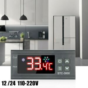 Digital Electronic STC-3000 Temperature Controller/Thermostat With Probe Sensor