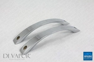 Di Vapor (R) Chrom Türgriff für Duschabtrennung - 17 cm Länge / 14,5 cm Loch - Bild 1 von 3