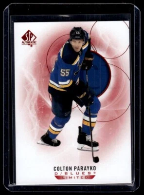 2020-21 SP Authentic Red Limited Colton Parayko #45 St. Louis Blues - Image 1 of 2