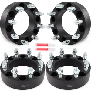 4 Pcs 9/16"x18 Wheel Spacers 8x6.5 For 1994-2010 2011 2001 Dodge Ram 2500 2" - Picture 1 of 9