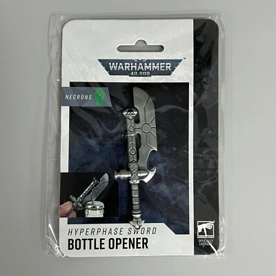 AAA MERCHANDISE APRIBOTTIGLIE SPADA HYPERPHASE WARHAMMER 40.000 40K NECRON CON LICENZA UFFICIALE