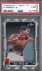 MUHAMMAD ALI 2024 Leaf Legacy Collection #62 SILVER SSP #3/10 PSA 10 (Pop 1) - Bild 1 von 2