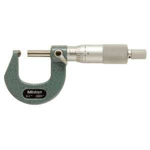 MITUTOYO 115-153 Spherical Anvil Micrometer,0-1 In 4CGE2 - Picture 1 of 1