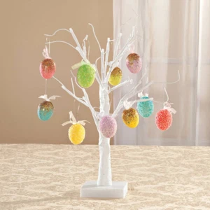 LED Lighted Easter Egg Tree Pastel Centerpiece Tabletop Spring Home Decor TIMER - Picture 1 of 4