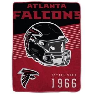 Atlanta Falcons NFL 60" x 80" Helmet Stripes Royal Plush Blanket-F2002326612 - Picture 1 of 2