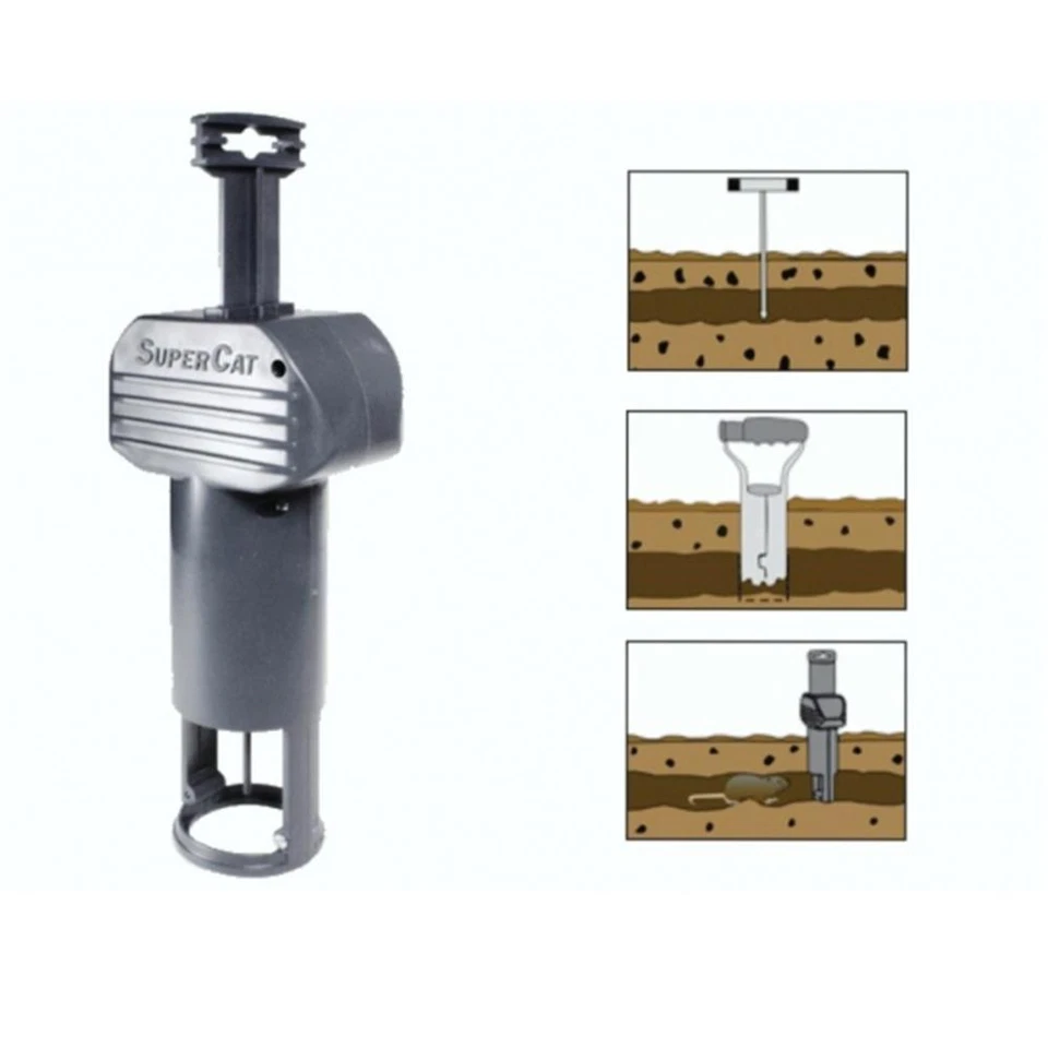 Wühlmausfalle Supercat SWISSINNO Wühlmaus Feldmausmaulwurfschreck