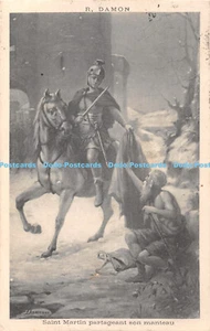 R407122 R Damon Saint Martin Partageant Son Manteau 1908 - Imagen 1 de 4