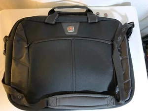 SWISSGEAR by WENGER 16" Laptop Neoprene Briefcase Bag Black - Picture 1 of 12