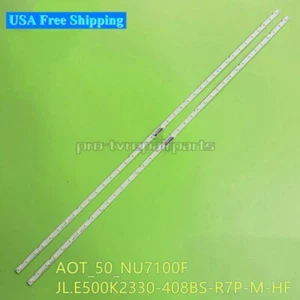 LED strips For Samsung BN96-45952A BN96-45962A UE50NU7400 UN50NU7100 UE50NU7020 - Picture 1 of 8