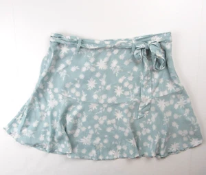 SO Volant Minirock Blumenmuster seitlicher Reißverschluss Junior Größe Large - Bild 1 von 5