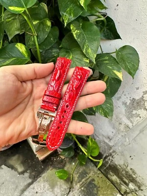 Genuine Skin Watch Strap Band Size 10 14 15 16 17 18 19 20 21 22 23 24 25 26mm - Image 1 of 4