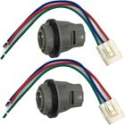 2Pcs 33302-Sr3-A01 Front Turn Signal Light Socket Gray Socket Harness  For Car