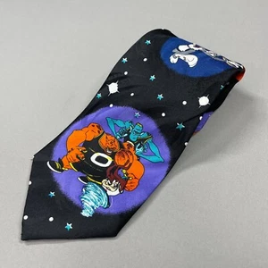 Vintage Looney Toons Space Jam Mens Tie 1996 cartoon basketball bugs monstars - Picture 1 of 8