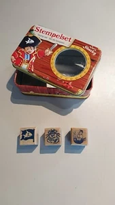 Capt´n Sharky Holz Stempel Truhe Pirat Stempel Krebs Schiff Spiegelburg😀 - Bild 1 von 4
