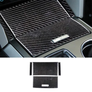 4X Central Console Gear Panel Trim Cover Carbon Fiber For Ford Explorer 2011-14 - Picture 1 of 11
