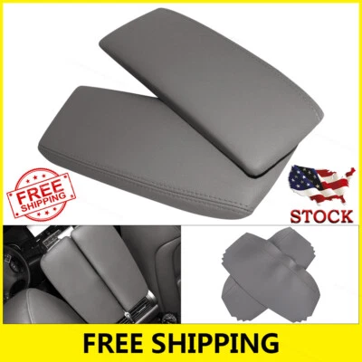 Fits 2005-2010 Acura RL Vinyl Center Console Lid Armrest Cover Trim Taupe Gray Foto 1 de 4