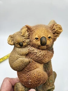 Vintage 1977 Bossons Head Chalkware Hand Painted Wall Hanger Koala Bear England - Picture 1 of 6