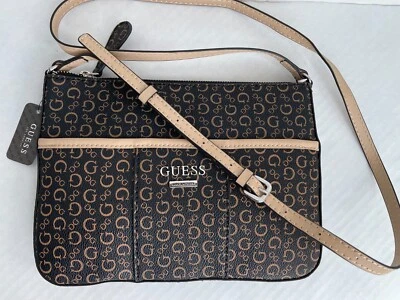 Bolso Bandolera GUESS MCGILL MINI/Marrón Natural/NUEVO CON ETIQUETAS Foto 1 de 4