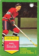 1973-74 O-Pee-Chee Light Backs 1972-73 Montreal Canadiens/Chicago Blackhawks