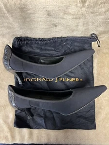 Donald J. Pliner Pumps Stretchstoff/Kroko - Bild 1 von 4