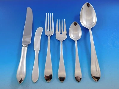 Pointed Antique by Dominick and Haff Sterling Silver Flatware Set Service 72 Pcs - Image 1 of 4