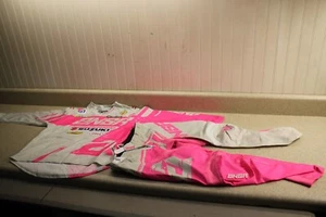 Casey Cochran Suzuki Answer Racing Gear Pink MX Off Road Mesh YL-Y26 2923 CC3 - Imagen 1 de 21