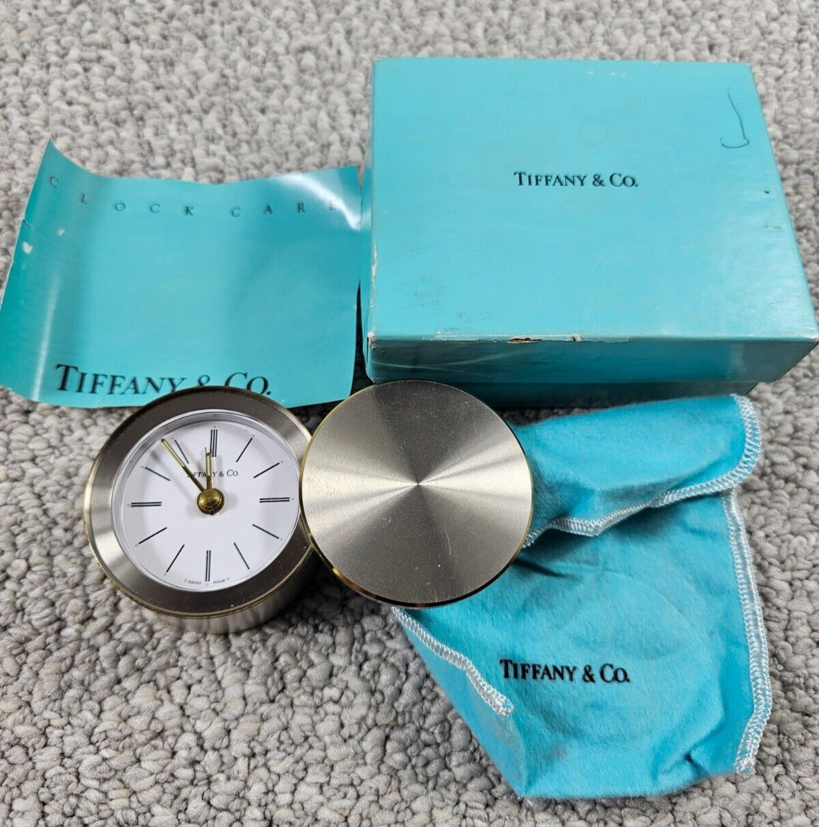 Tiffany Travel Alarm Clock Indiana Collectible Alarm Clocks Tiffany Travel Alarm Clock Indiana Collectible Alarm Clocks