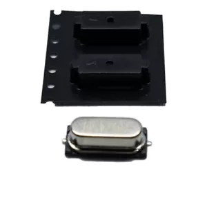 2X 16M-49SMD-SR Resonator: Quarz 16MHz ±30ppm 20pF SMD HC49SMD SR PASSIVES - Bild 1 von 1