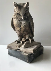 Large Antique 'Hedwig' Owl Sculpture 330mm/13 inches - Picture 1 of 24