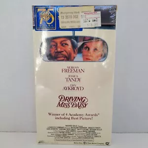 Driving Miss Daisy VHS New 1991 Freeman Tandy Akroyd Warner Watermark Sealed - Picture 1 of 9