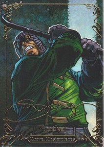 2018 Marvel Masterpieces Gold Foil Signature Series #5 Wrecker Tier 1