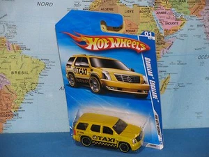 HOT WHEELS CADILLAC ESCALADE TAXI #109/240 - 01/10 HW CITY WORKS 10 *BRAND NEW* - Picture 1 of 7