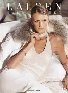 2005 Ralph Lauren  Jacquetta Wheeler fashion 1-page MAGAZINE AD - Picture 1 of 1