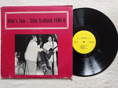 LP 33T SLIM GAILLARD "Slim's Jam - 1945-6" ALAMAC QSR 2441 USA 1972 VG++ ° - Photo 1/4