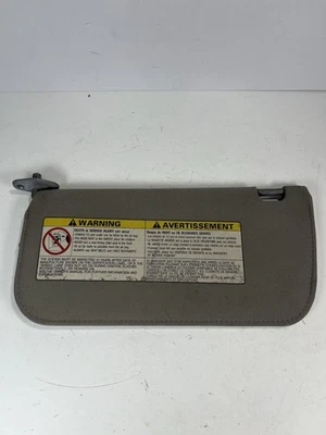 1998-2004 Nissan Frontier Xterra Sun Visor Set Driver Gray OEM 15" - Image 1 of 4