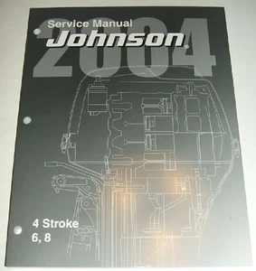 Johnson 2004 6 hp 8 hp manual de servicio fueraborda 4 tiempos 6 hp 6 hp 8 hp taller de reparación - Imagen 1 de 3