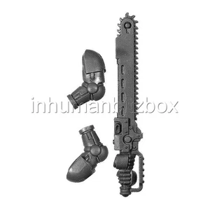 SQTM02 PAIRE BRAS HEAVY TRONCONNEUSE  WARHAMMER HORUS HERESY 40,000 BITZ 24à26 - Picture 1 of 1