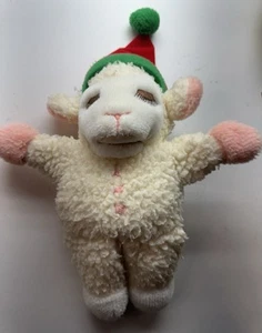 De colección Avon 1991 Cordero Chuleta Oveja Mano Marioneta Peluche Navidad Papá Noel Sombrero Shari Lewis - Imagen 1 de 3
