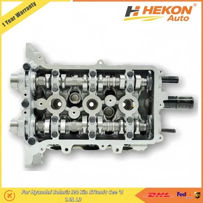 G3LA Cylinder Head Assembly For Hyundai Solaris I20 Kia STtonic Cee 'd 1.0L L3 - Image 1 of 4