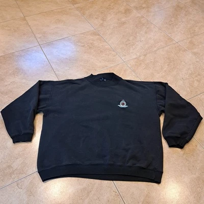 Sudadera Vintage Valentino Creations Italia Bordada Texturizada Cuello Redondo Talla M Foto 1 de 4