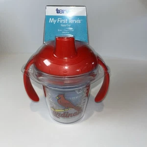 S Louis Cardinals My First Tervis Sippy Cup 6 OZ asas 9 meses + nuevo con etiquetas - Imagen 1 de 7